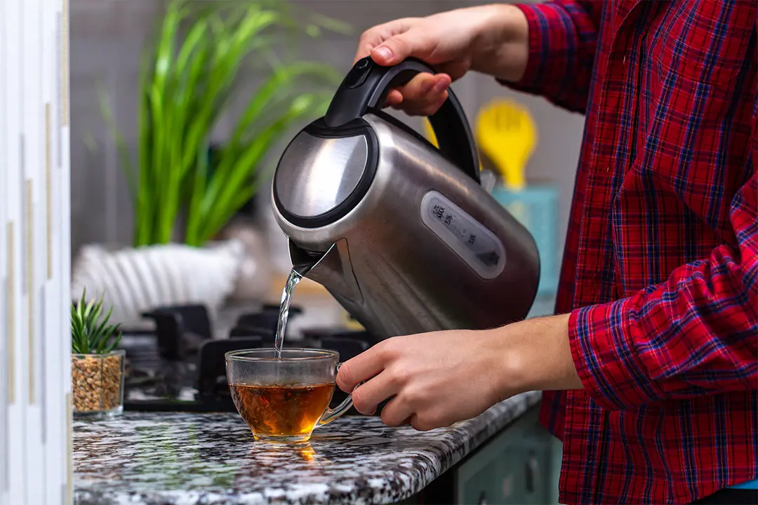 person using kettle 2